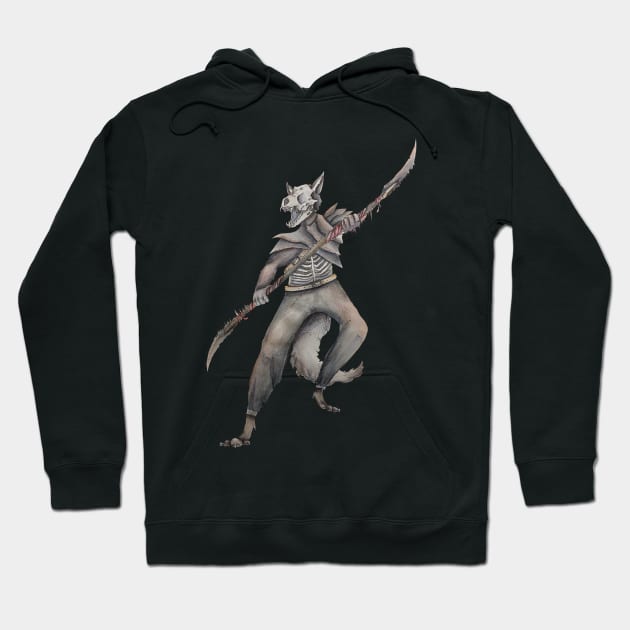 Wolf Warrior Hoodie by Fallcrown